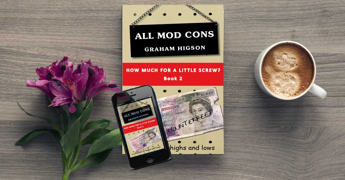 All Mod Cons book with flowers and coffee