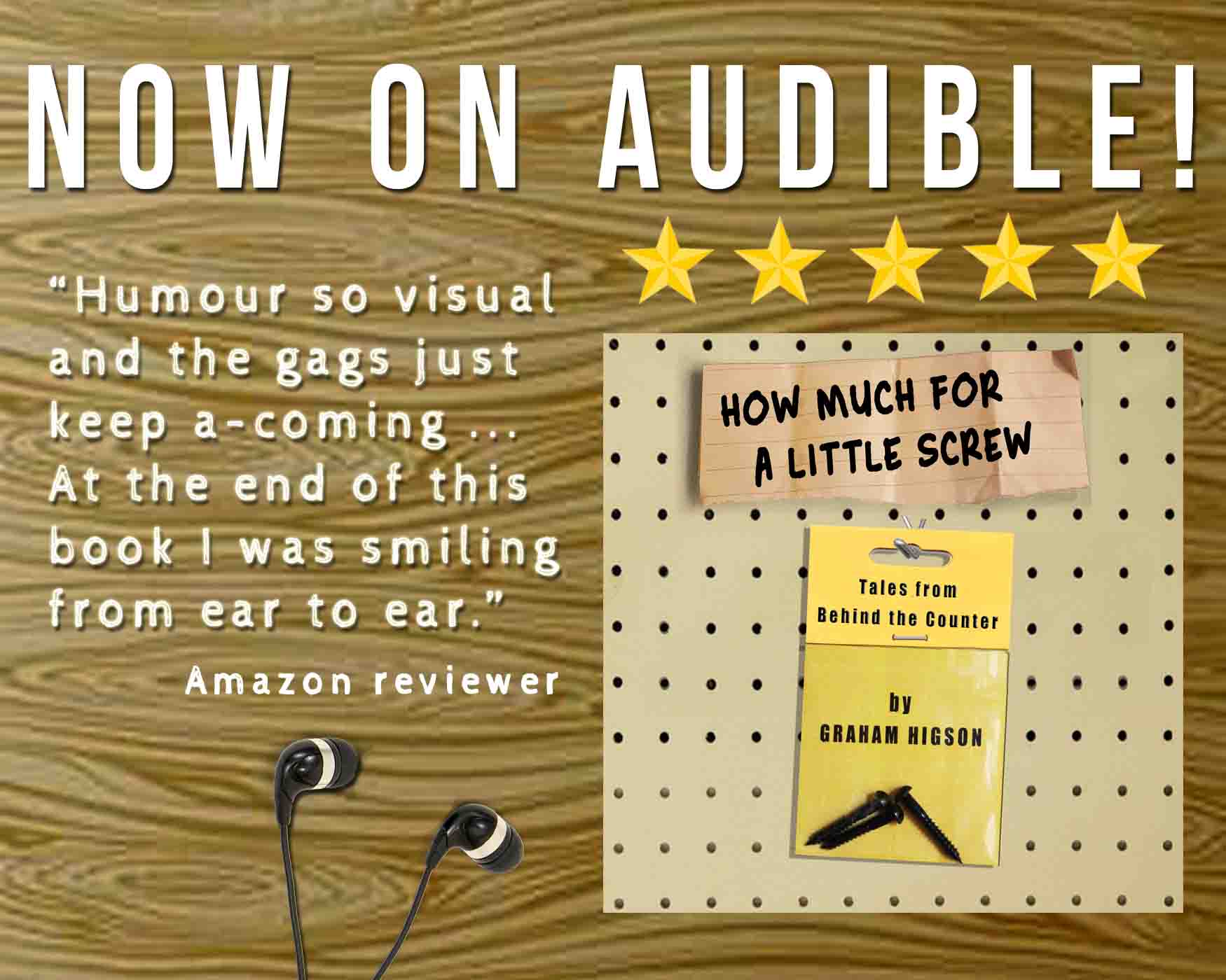 Banner link to Audible page